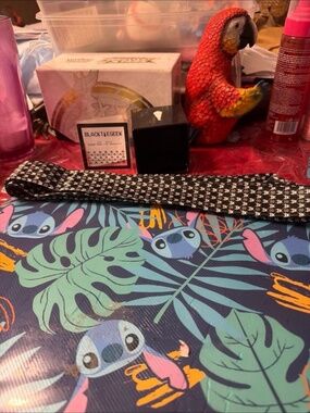 BRND NEW!! Loot Crate SPACE INVADERS Black & White tie - Black Tie